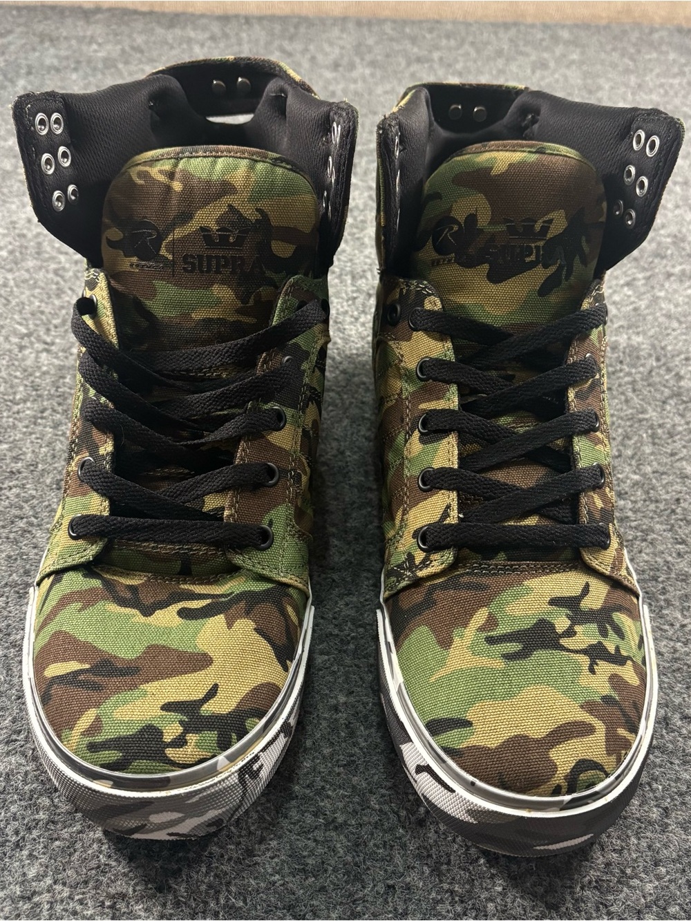 NEW Supra x Rothco Skytop High Top Shoes Camo "Can't See Me" Men's Size 10